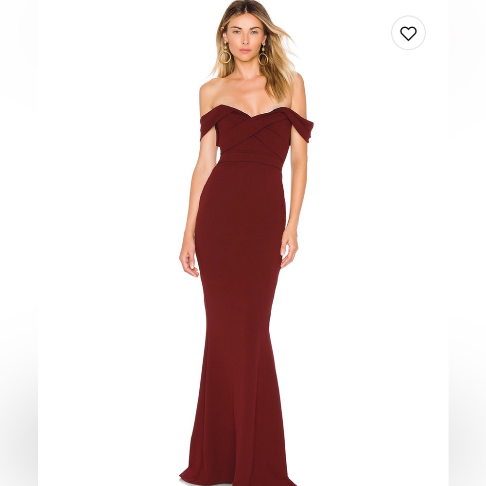 Nookie, Camille Gown, Color Wine, Size Small